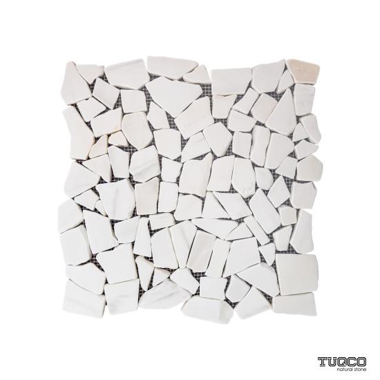 TUQCO Doğal Tas Paledyen Dolomit Eskitme Mermer Mozaik