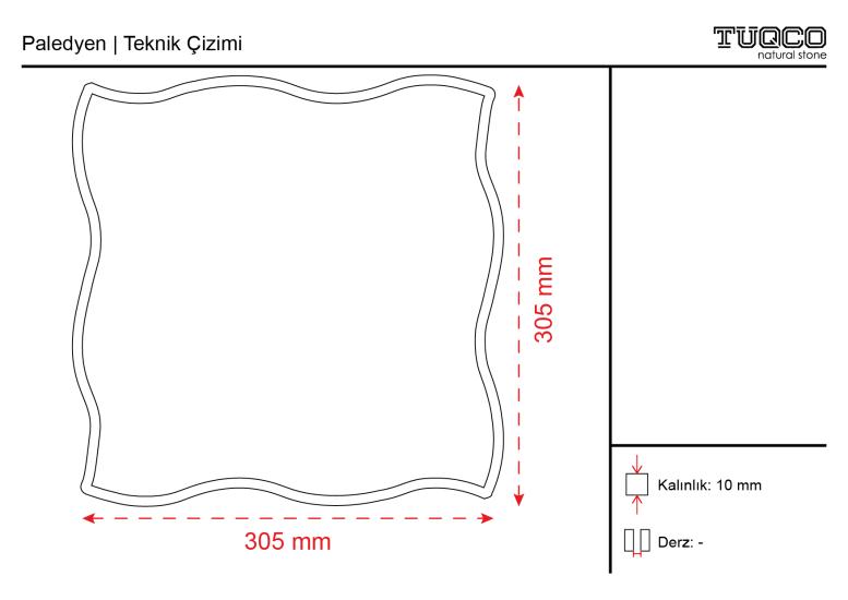 TUQCO Doğal Tas Paledyen Dolomit Eskitme Mermer Mozaik